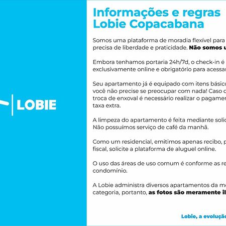شقة Lobie Copacabana ريو دي جانيرو المظهر الخارجي الصورة